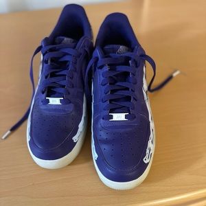 Air Force 1 Low 'Purple Skeleton- Size US 10.5 M